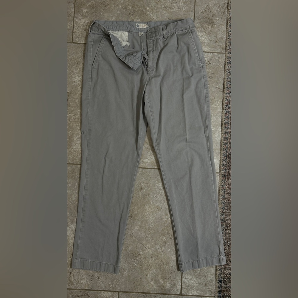 J.Crew gray Chino pants 35 x 32